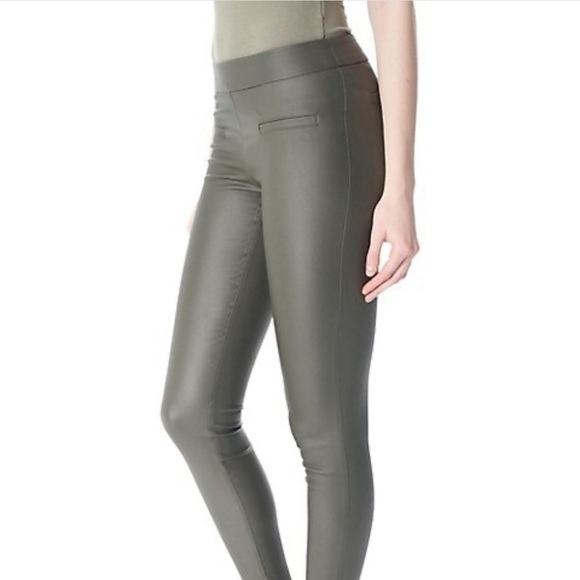 l LOVE TYLER MADISON the mara waxed  leggings - Picture 2 of 12